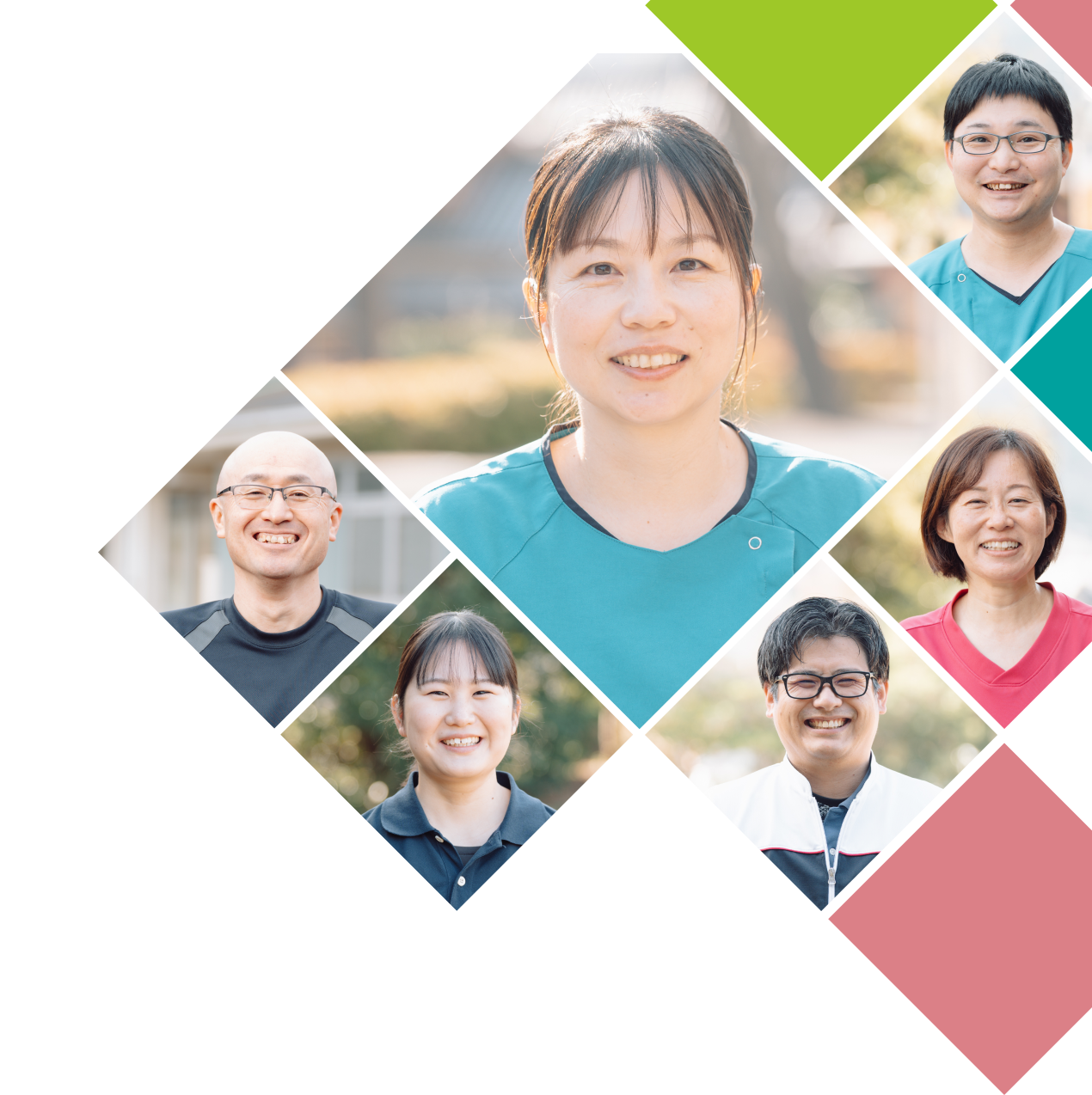 ひかり苑で働く人たちの写真